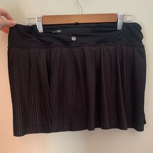 Lululemon Pleat to Street Tennis Running Skirt